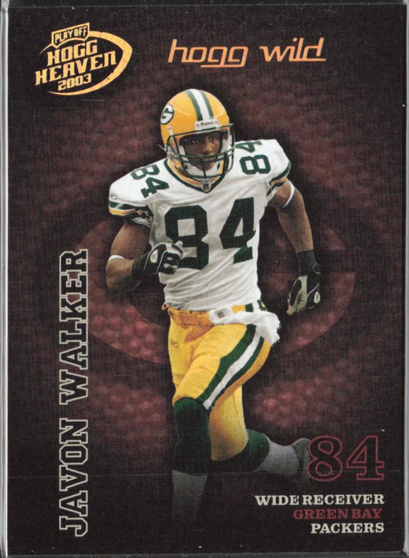 Javon Walker #58 2003 Playoff Hogg Heaven Football