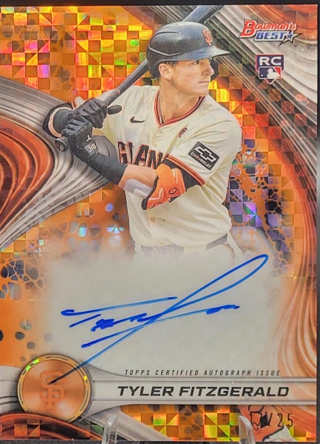 Tyler Fitzgerald [Orange X-fractor] #B24-TF