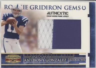 Anthony Gonzalez #208 2007 Panini Donruss Gridiron Gear Football