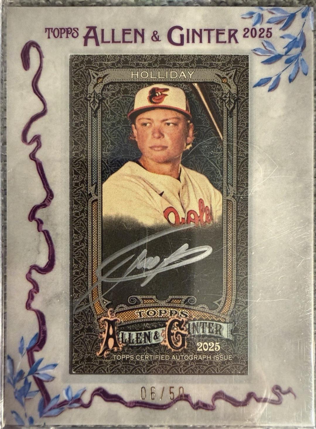 Jackson Holliday #MA-JH 2025 Topps Allen & Ginter X Mini Baseball Autographs