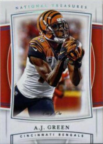 A.J. Green #63 Football Cards 2019 Panini National Treasures