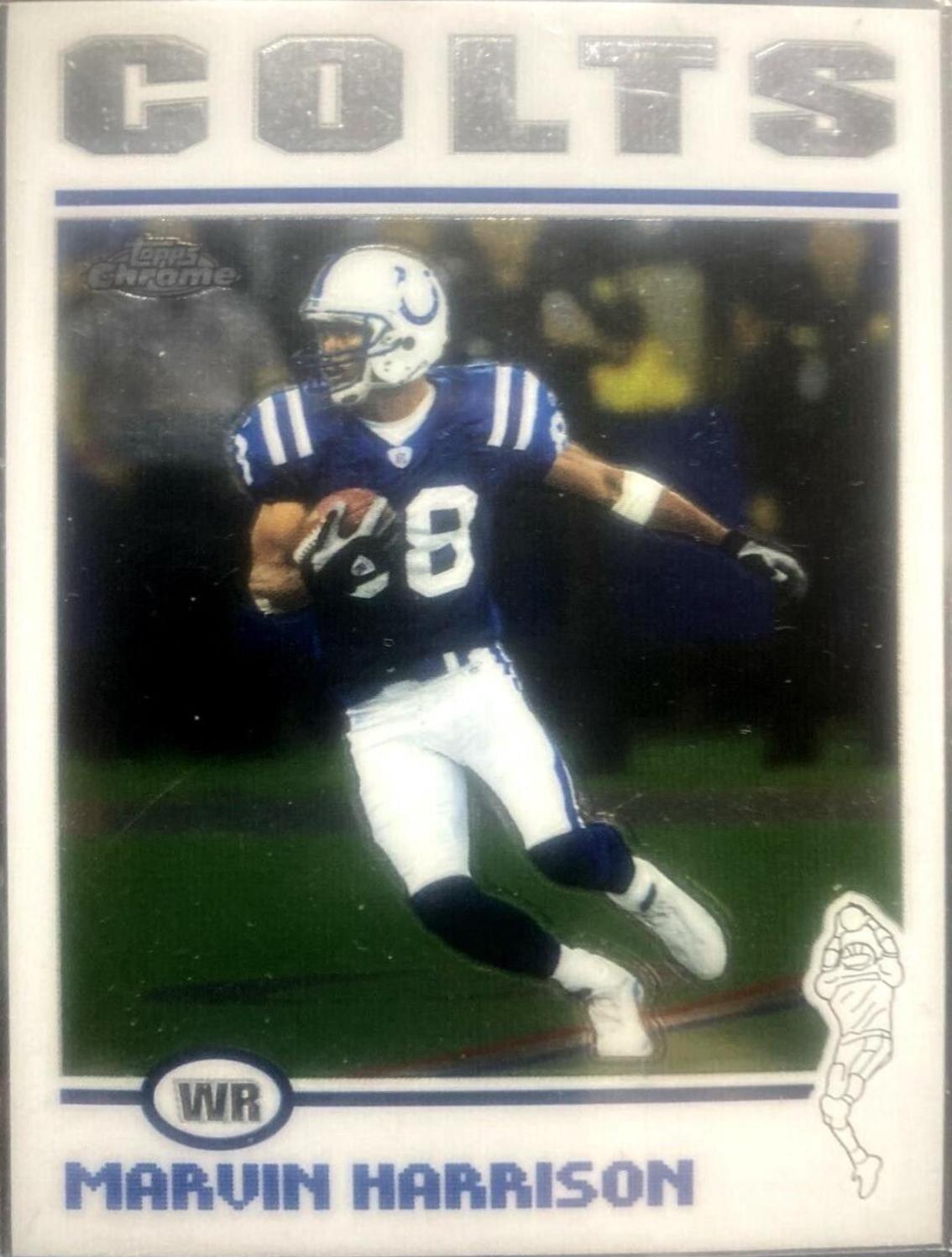 Marvin Harrison #80 2004 Topps Chrome Football