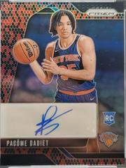Pacome Dadiet [Snakeskin] #RSI-PDK Basketball Cards 2024 Panini Prizm Rookie Signature Prices