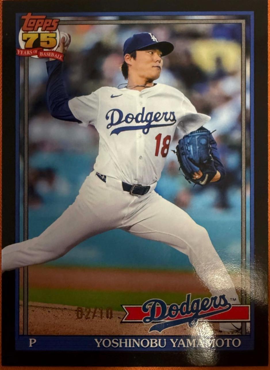 Yoshinobu Yamamoto [Black] #T91-55 Prices | 2026 Topps 1991
