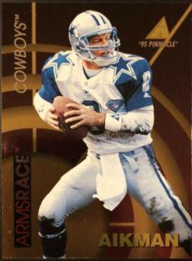 Troy Aikman #2 Football Cards 1995 Pinnacle
