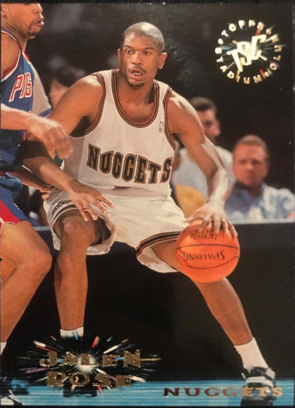 Jalen Rose #13 Basketball Cards 1995 Stadium Club