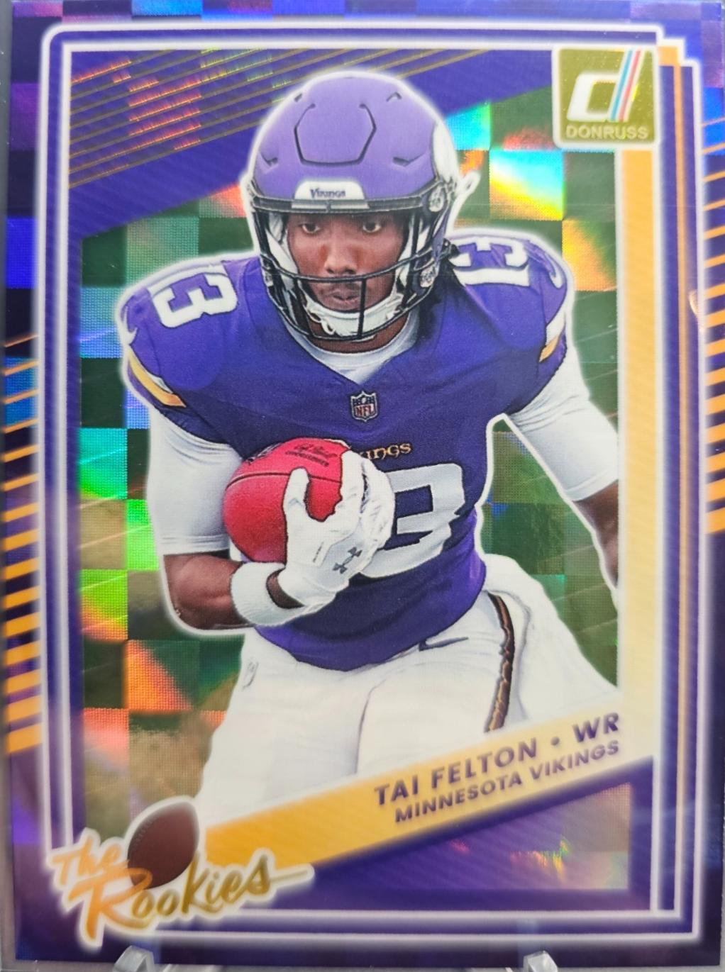 Tai Felton #39 2025 Panini Donruss The Rookies Football
