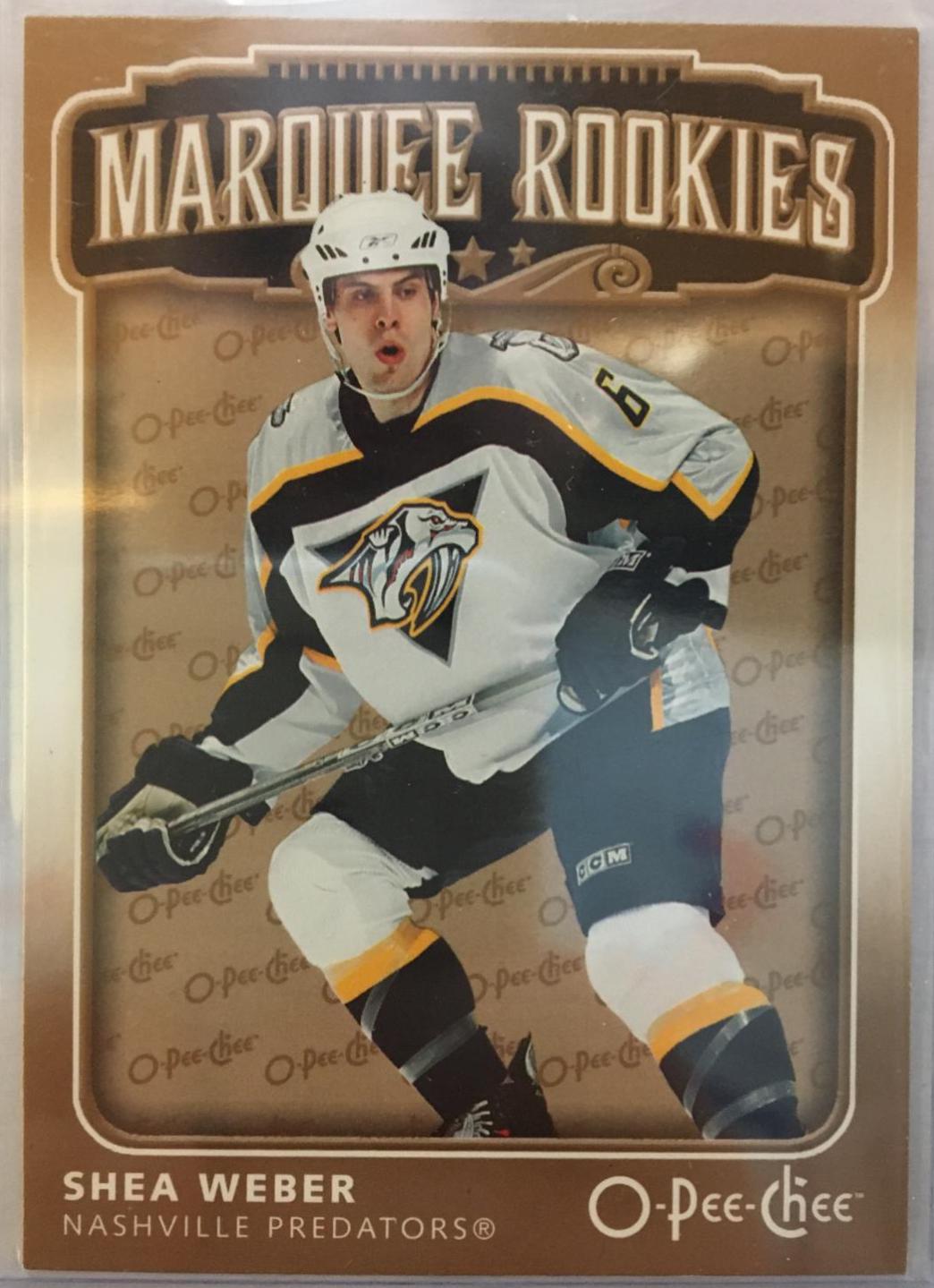 Shea Weber #525 Hockey Cards 2006 O Pee Chee