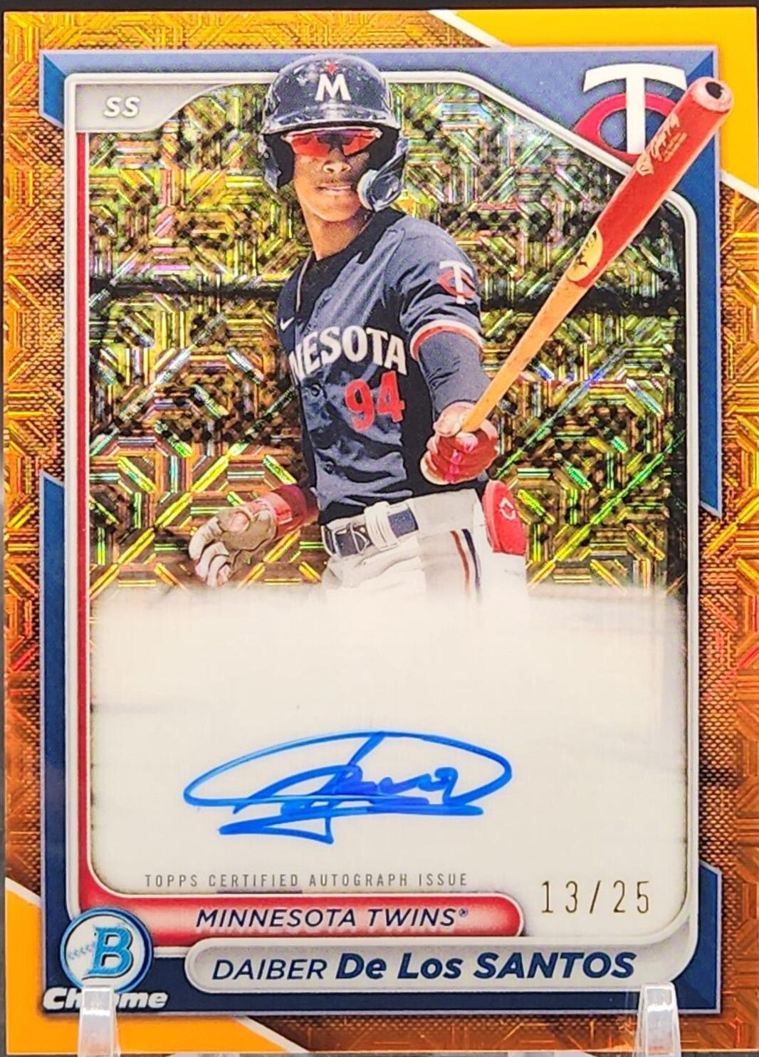 Daiber De Los Santos [Orange Mojo Refractor] #BMA-DD