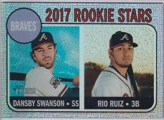 Braves 2017 Rookie Stars: Dansby Swanson / Rio Ruiz