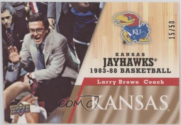 Larry Brown #35 2013 Upper Deck University Of Kansas Basketball
