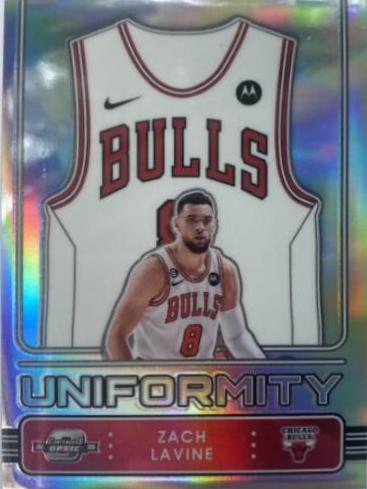 Zach LaVine #6 Basketball Cards 2022 Panini Contenders Optic Uniformity