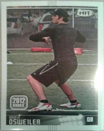 Brock Osweiler #143 Football Cards 2012 Sage Hit