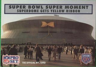 Superdome Gets Yellow Ribbon