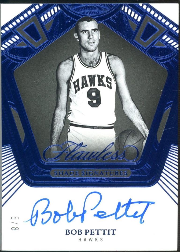 Bob Pettit #29 2024 Panini Flawless Shade Signature Basketball