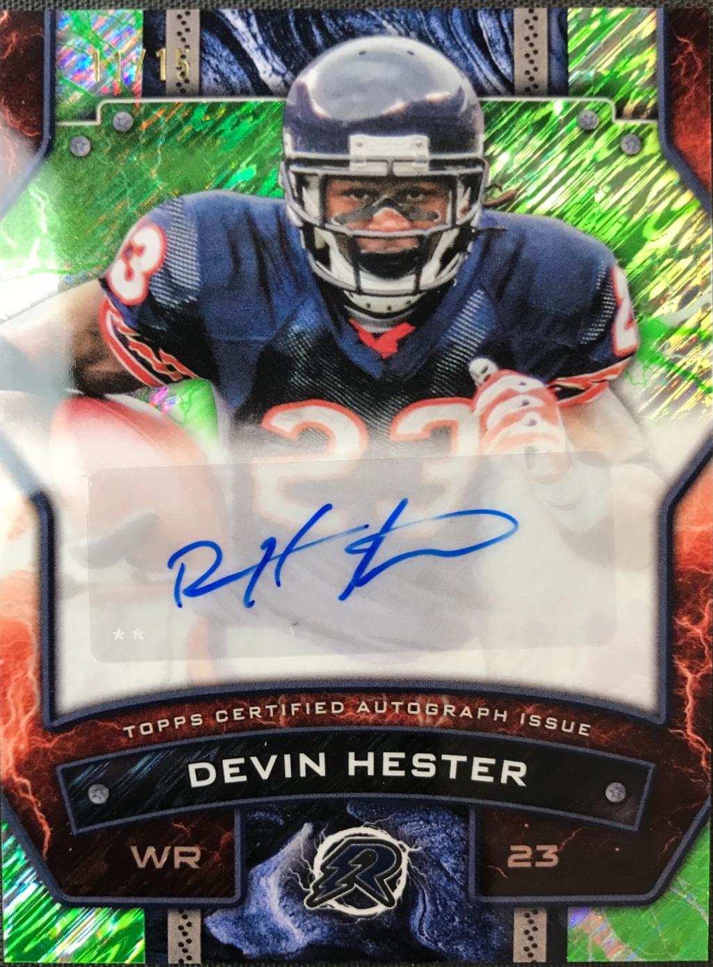Devin Hester [Lime Green Static] #RS-DH