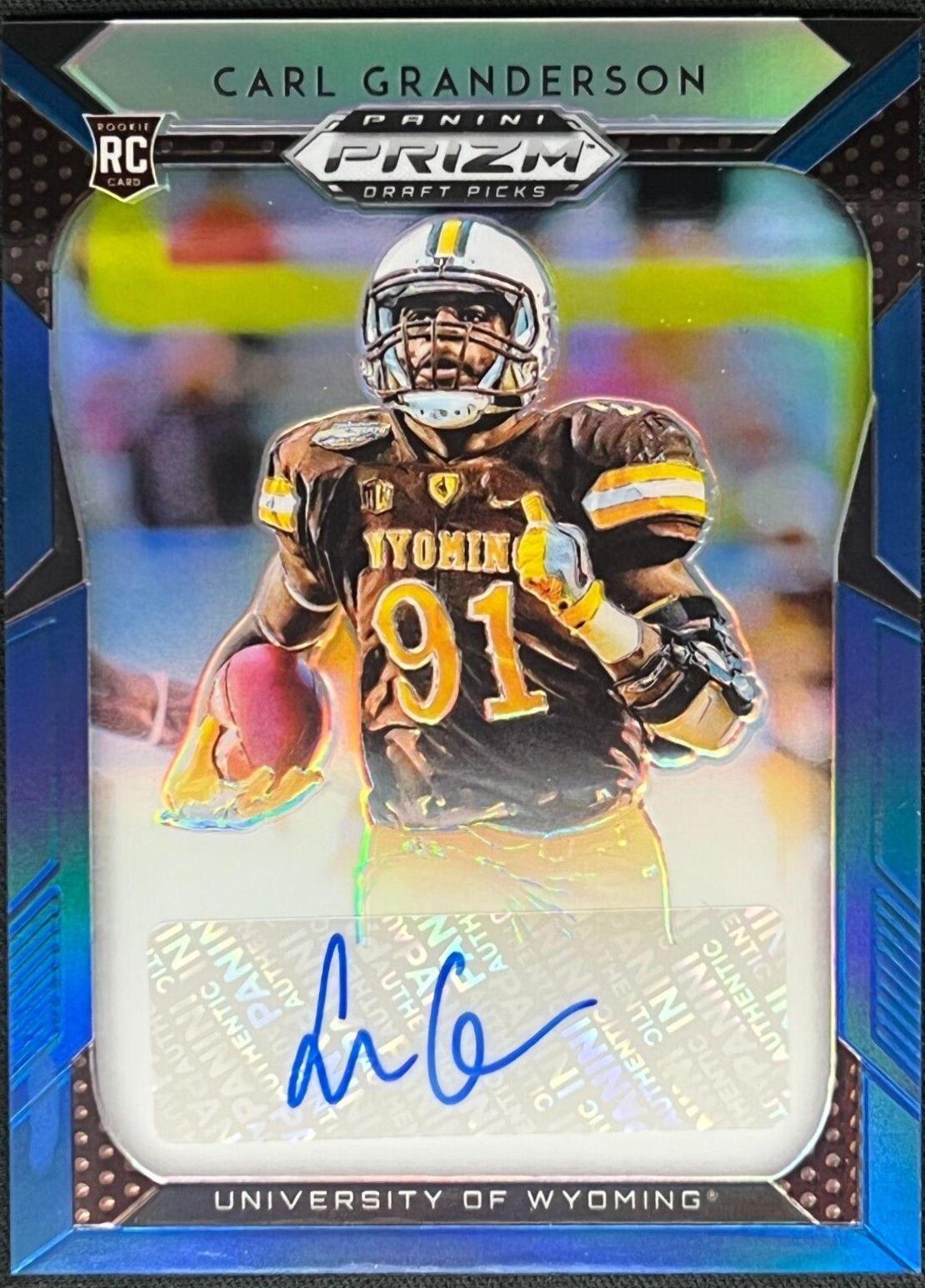 Carl Granderson #190 2019 Panini Prizm Draft Picks Football Draft Picks Prizms