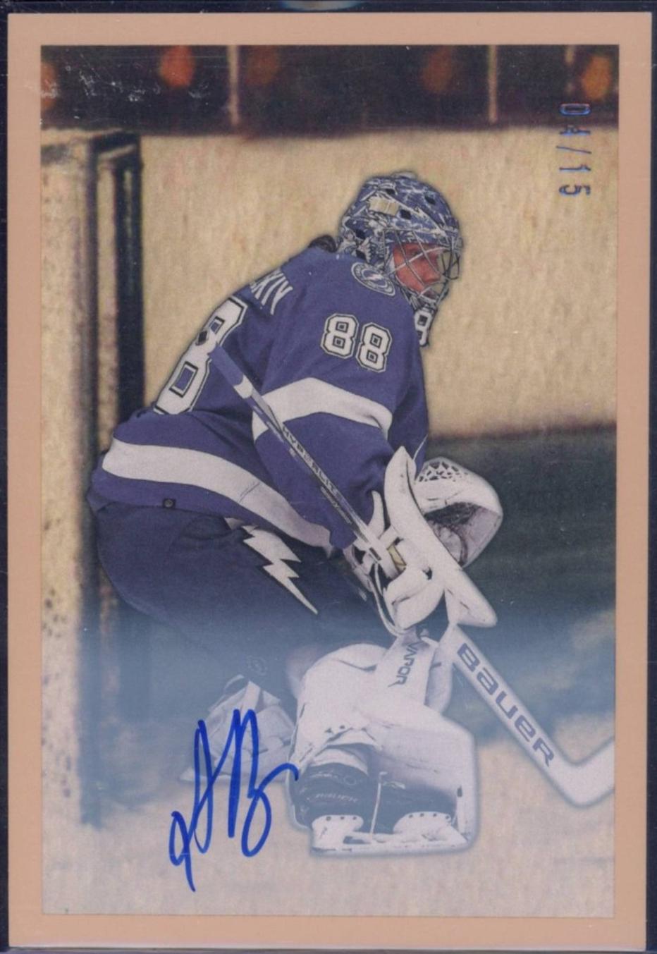 Andrei Vasilevskiy #76 2024 Upper Deck Parkhurst Champions Retros Autograph Hockey