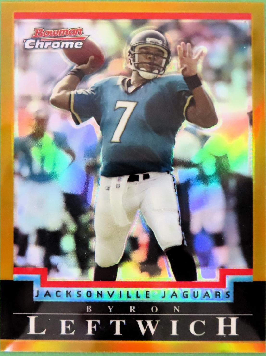 Byron Leftwich [Gold Refractor] #62