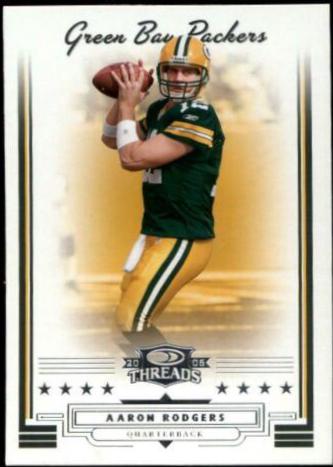 Aaron Rodgers #10 Football Cards 2006 Panini Donruss Threads