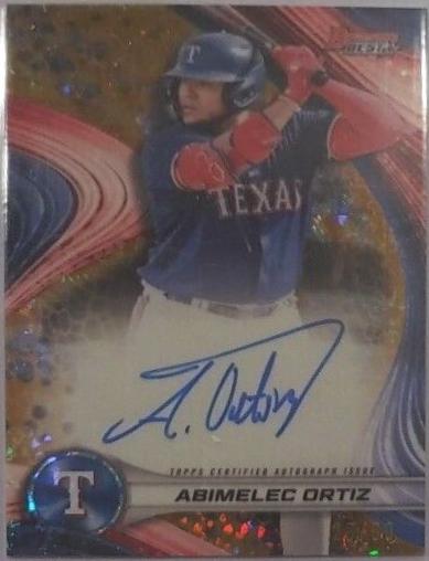 Abimelec Ortiz [Gold Mini-Diamond Refractor] #B24-AO