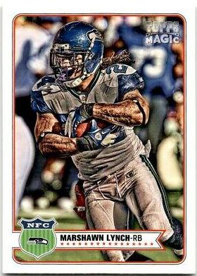 Marshawn Lynch #90 2012 Topps Magic Football
