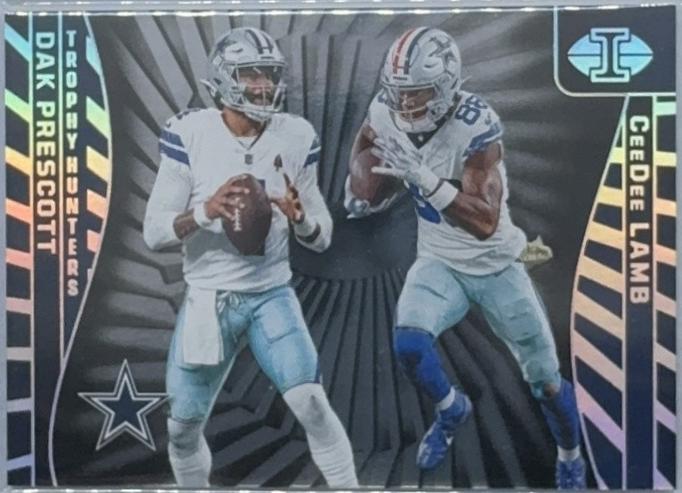 Dak Prescott / CeeDee Lamb #4 Football Cards 2024 Panini Illusions Trophy Hunters All-Pro