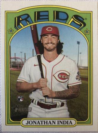 Jonathan India #541 Baseball Cards 2021 Topps Heritage