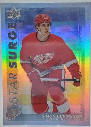 Simon Edvinsson #SS-13 Hockey Cards 2023 Upper Deck Star Surge