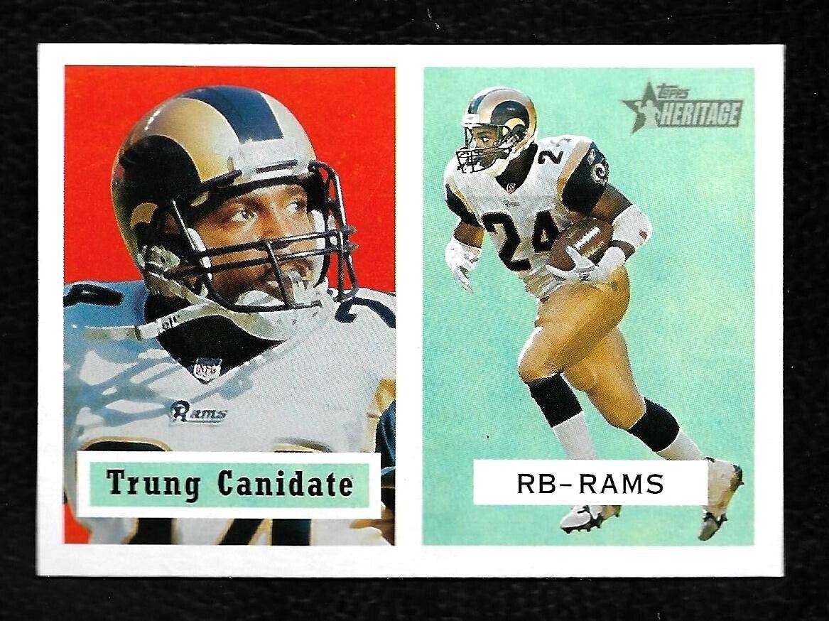 Trung Canidate #8 Football Cards 2002 Topps Heritage