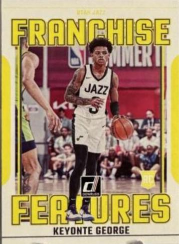 Keyonte George #20 Basketball Cards 2023 Panini Donruss Franchise Features