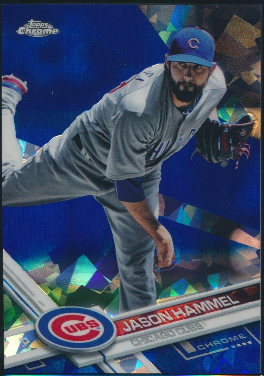 Jason Hammel #2 Baseball Cards 2017 Topps Chrome Sapphire