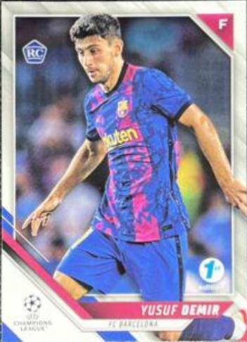 Yusuf Demir #140 2021 Topps UEFA Champions League 1st Edition