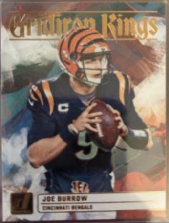 Joe Burrow #GK-7 Football Cards 2023 Panini Donruss Gridiron Kings