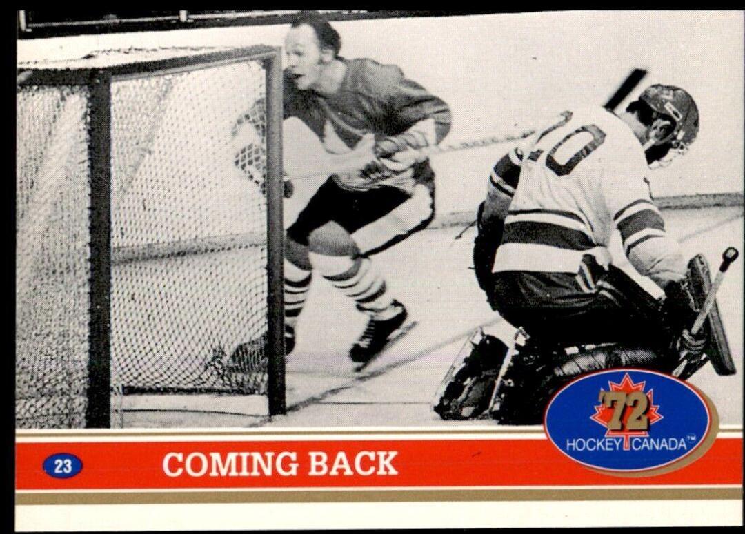 Coming Back #23 Hockey Cards 1991 Future Trends Canada ’72