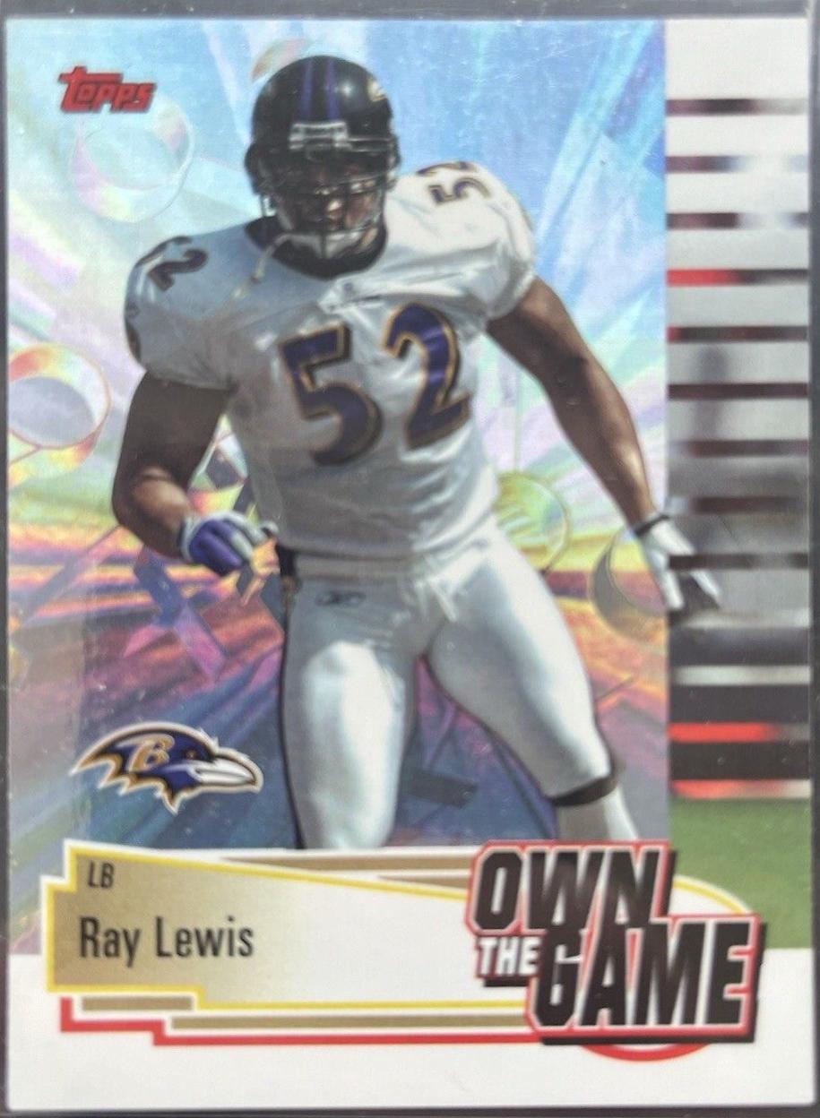 Ray Lewis #OTG29 Football Cards 2004 Topps Own the Game