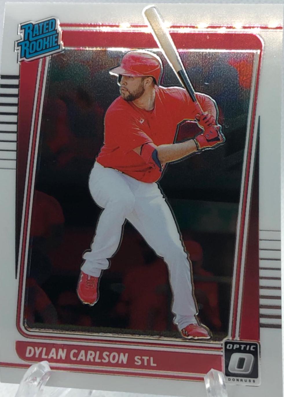 Dylan Carlson #37 Baseball Cards 2021 Panini Donruss Optic