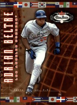 Adrian Beltre #219 Baseball Cards 2002 Fleer Box Score