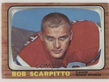 Bob Scarpitto #42 Football Cards 1966 Topps