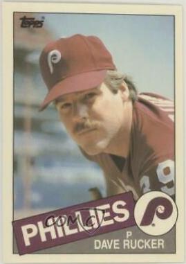 Dave Rucker #98T 1985 Topps Traded Tiffany Baseball