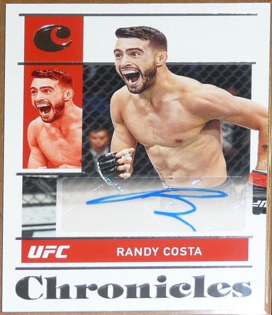 Randy Costa #CS-RCS Ufc Cards 2022 Panini Chronicles UFC Signatures