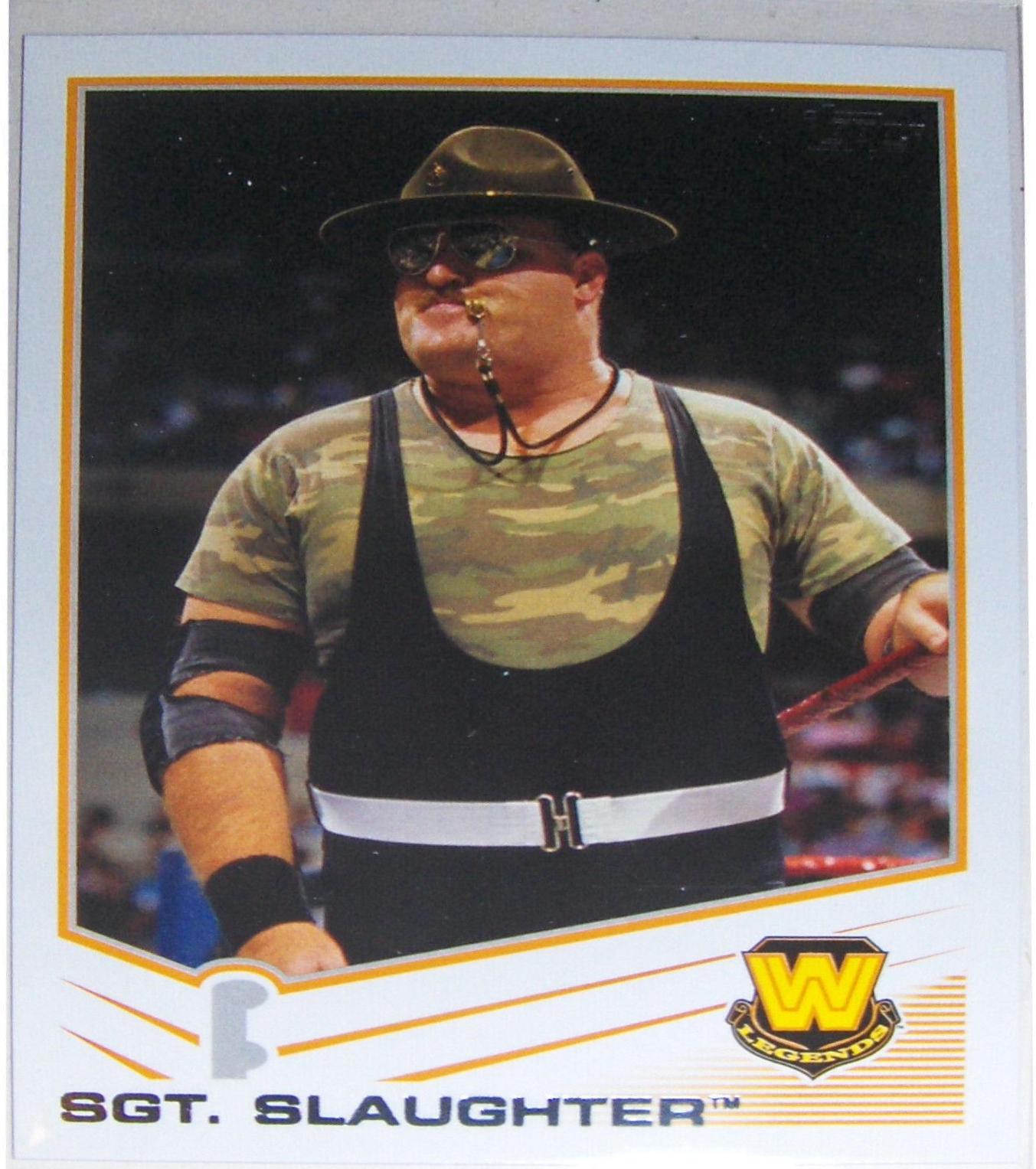 Sgt. Slaughter #105 Wrestling Cards 2013 Topps WWE