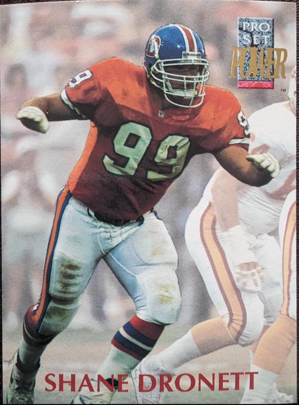 Shane Dronett #330 Football Cards 1992 Pro Set Power