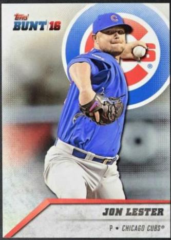 Jon Lester #6 Baseball Cards 2016 Topps Bunt