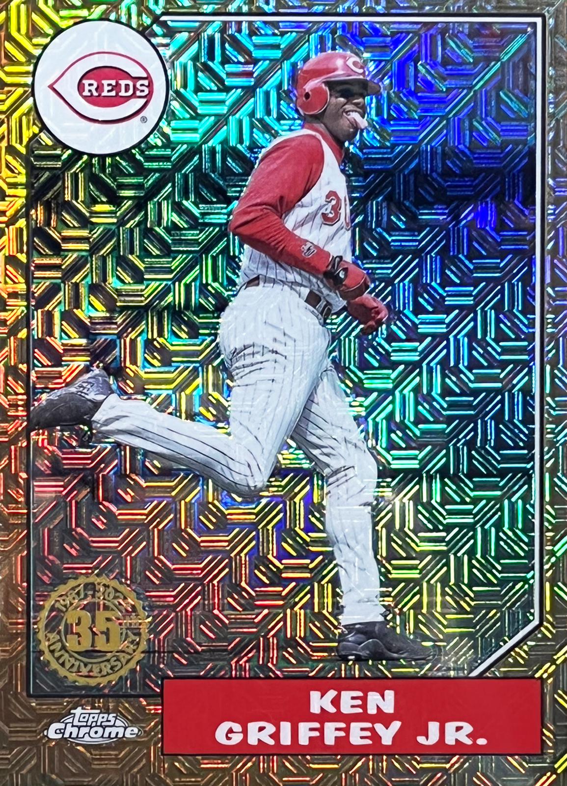 Ken Griffey Jr. #T87C-24 Baseball Cards 2022 Topps Update 1987 Chrome