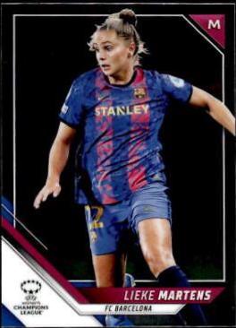 Lieke Martens #1 Soccer Cards 2021 Topps Chrome UEFA Women’s Champions League
