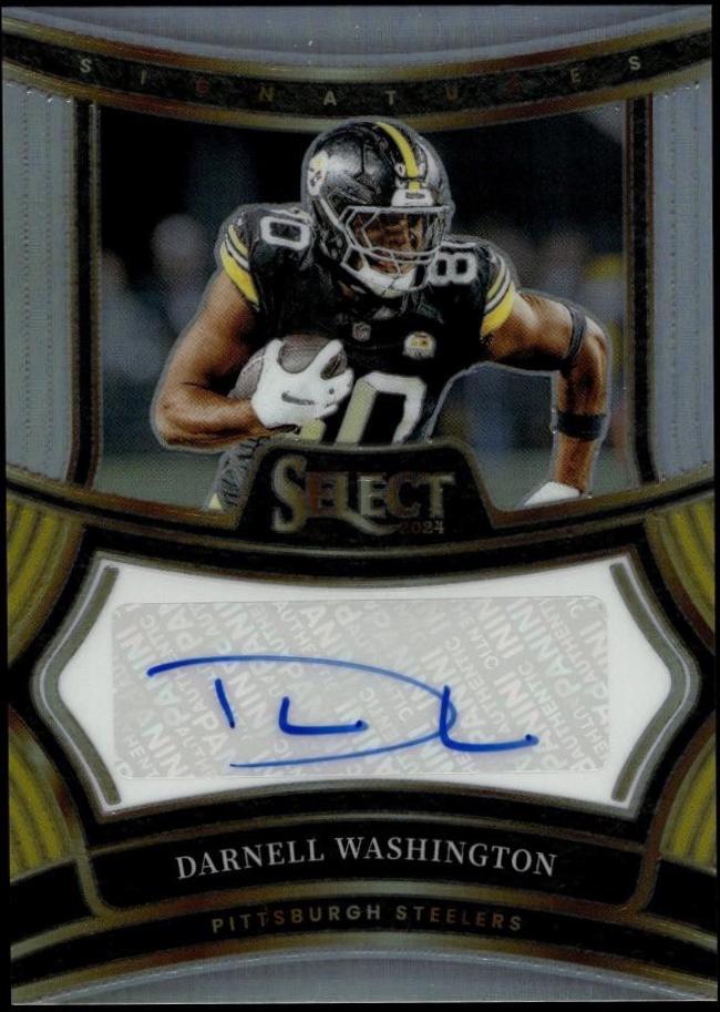 Darnell Washington #SP-DWN 2024 Panini Select Signatures Prizm Football