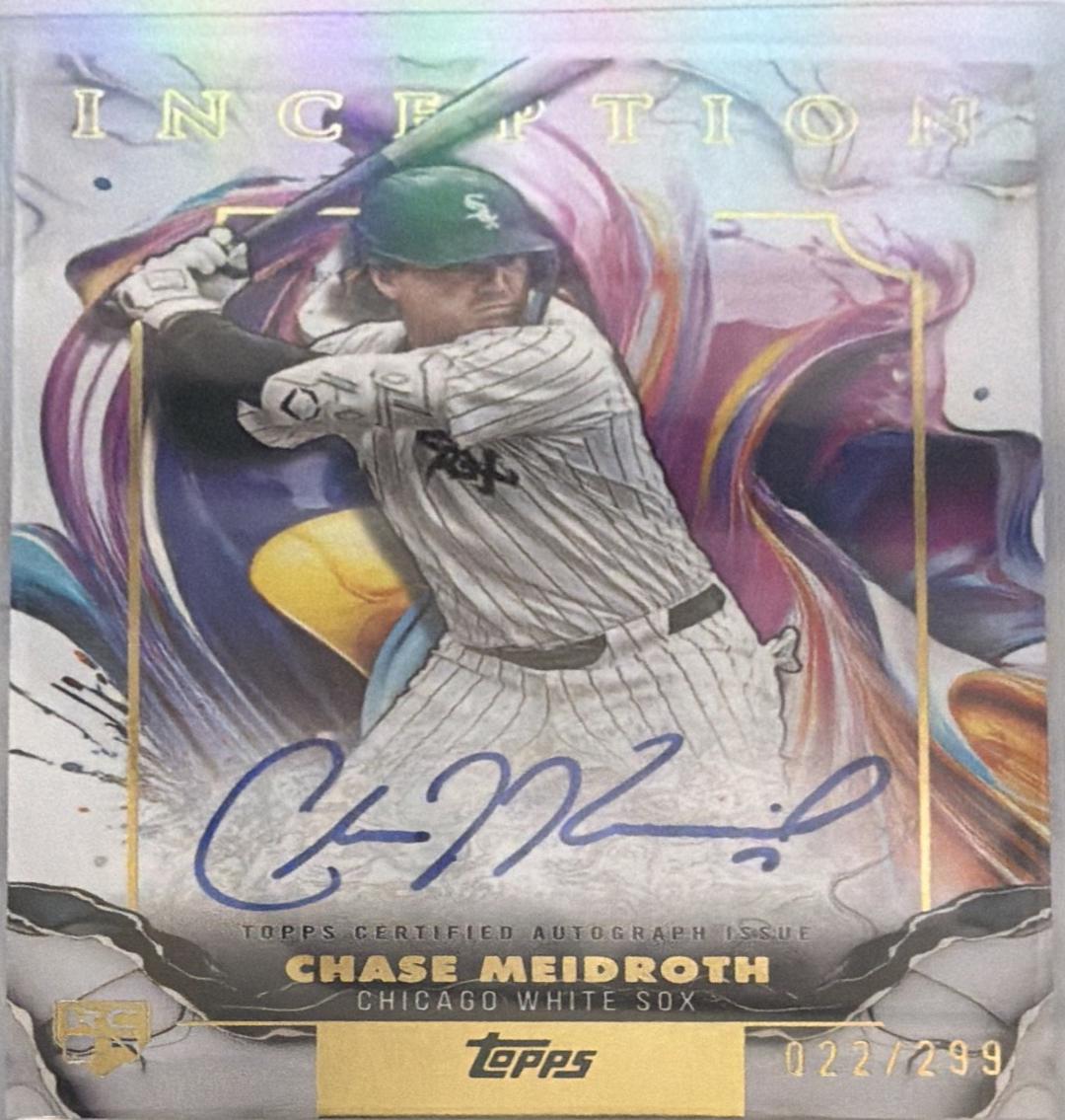 Chase Meidroth #RESA-CME 2025 Topps Inception Rookies And Emerging Stars Autograph Baseball