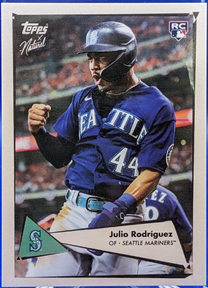 Julio Rodriguez #3 Baseball Cards 2022 Topps X Naturel 1952