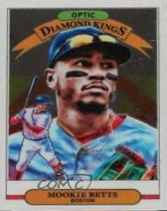 Mookie Betts #1 Baseball Cards 2019 Panini Donruss Optic